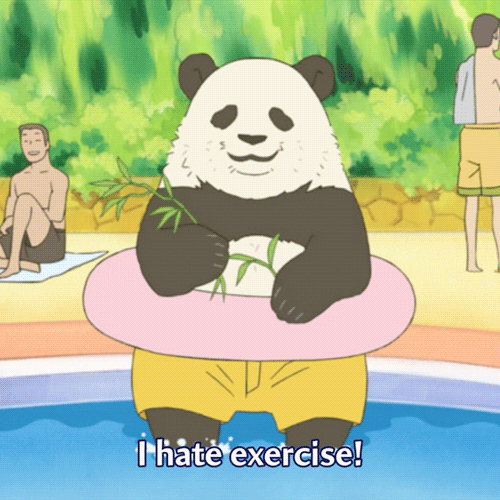 Exercise Panda GIF