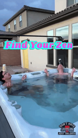 Hot Tub Beer GIF by Tailgating Challenge