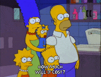 Scared Season 3 GIF by The Simpsons