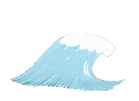 juanitalono8o wave ocean mar ola Sticker