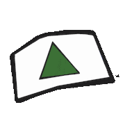 Triangle Hiking Sticker
