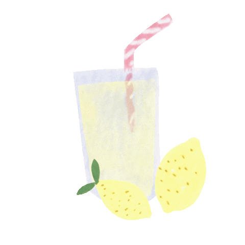 CalieMee summer pink drink beach Sticker
