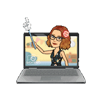 Computer Job Sticker by Giada Genzo