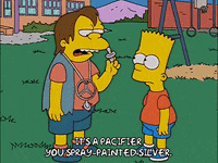explaining bart simpson GIF