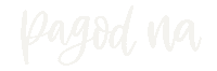 Tired Calligraphy Sticker