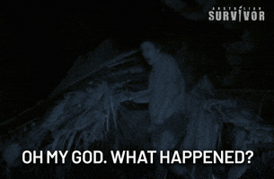 Oh My God Wtf GIF by Australian Survivor