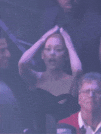 Ariana Grande Shock GIF