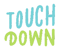 Touch Down Super Bowl Sticker by jillianadriana