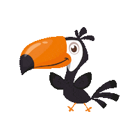 Berggold-Chocolatiers bird veggie vogel tucan Sticker