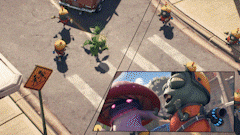 plantsvszombies boom plant mushroom martial arts GIF