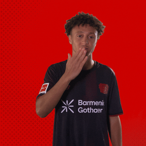 I Love You Kiss GIF by Bayer 04 Leverkusen