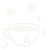 Tea Time Coffee Sticker