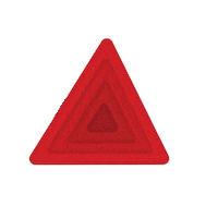 Coffee Triangle Sticker by Night Shift Brewing