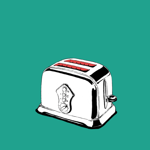 janicechun giphyupload bread toast snack time GIF