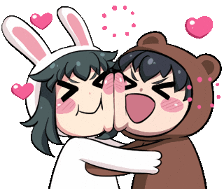 In Love Hug Sticker by Jin