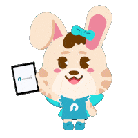 Rabbit Deer Sticker by Accurate Indonesia