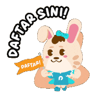 Rabbit Deer Sticker by Accurate Indonesia