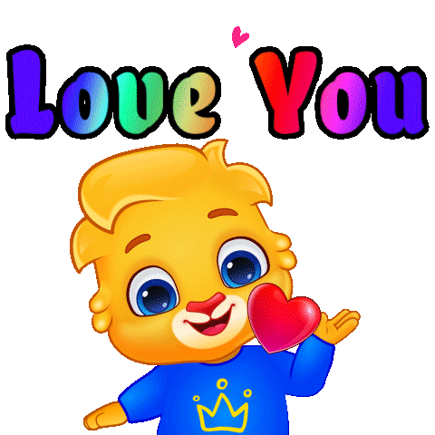 I Love You Surprise Sticker by Lucas and Friends by RV AppStudios
