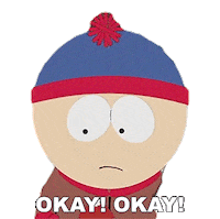 Stan Marsh Ok Sticker by South Park