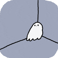 rinarinaree halloween ghost out disappear GIF