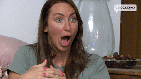 Shocked Watching Tv GIF by Gogglebox Australia