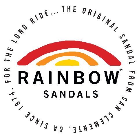 RainbowSandals giphyupload rainbows flip flops rainbow sandals Sticker