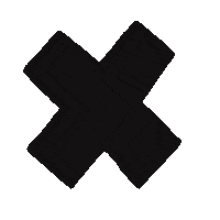 X Cross Sticker by btwsam