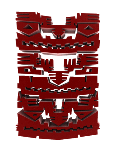 artwork 3d totem Sticker by Miron