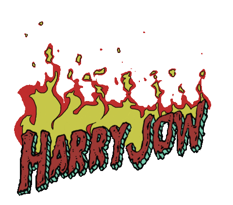 fire logo Sticker by Harry Jow
