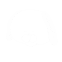 Tired Dog Sticker by aicopan