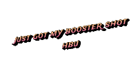 Booster Sticker by GIPHY News