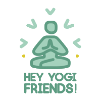 nandayogafw fun play yoga child Sticker