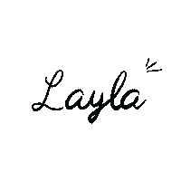 Name Layla Sticker