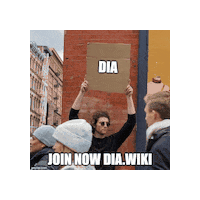 Guy Holding Sticker by Decentralized Intelligence Agency