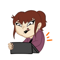 Digital Art Focus Sticker