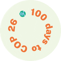 TheClimateCoalition tcc cop26 climate coalition 100 days to cop26 Sticker