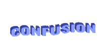 confused confusion Sticker by Justin