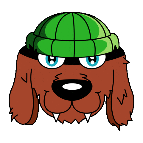 Dog Loop Sticker by NJoe