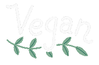 Vegan Typography Sticker
