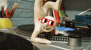 Happy Dj GIF by nounish ⌐◨-◨