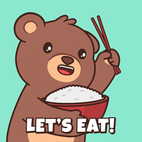 Hungry Teddy Bear GIF by BEARISH