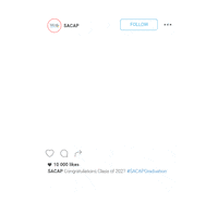 Graduation Frame Sticker by SACAP