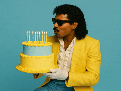 Happy Birthday Fire GIF by Jukebox Saints