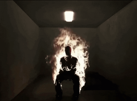 This Is Fine Kanye West GIF