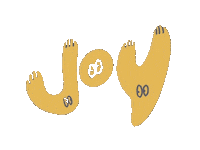 jaxxask animation typography joy hope Sticker