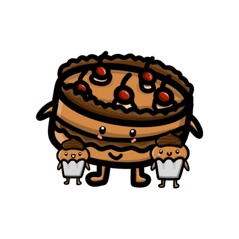 Fathers Day Cake Sticker