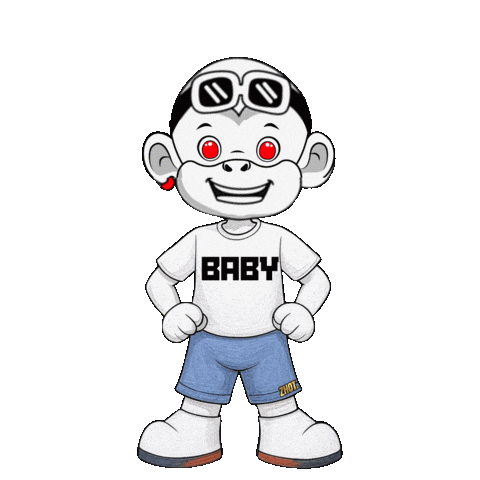 Happy Baby Sticker by Zhot