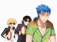 Lancer Kotomine Kirei GIF