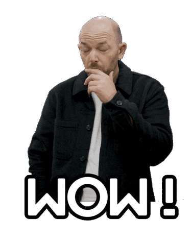 Paul Scheer Wow Sticker by Dark Web