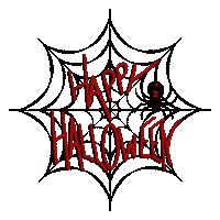 Black Widow Halloween Sticker